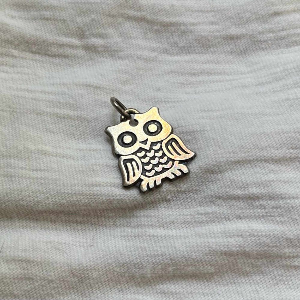 James Avery Retired Hooty Owl Charm Sterling Silver